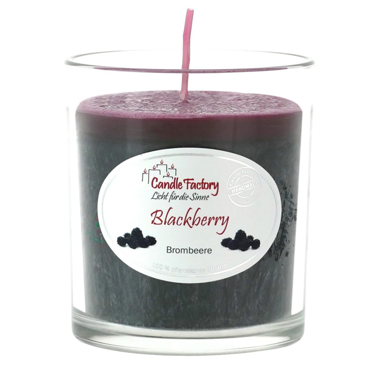 BLACKBERRY - Duftkerze im formschönen Whiskybecher