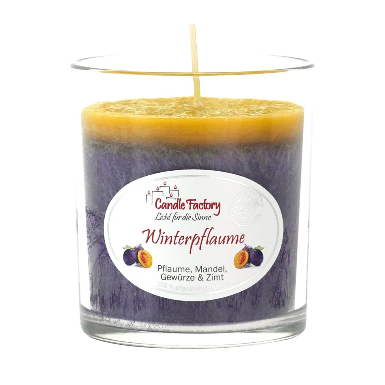 WINTERPFLAUME - Duftkerze im formschönen Whiskybecher