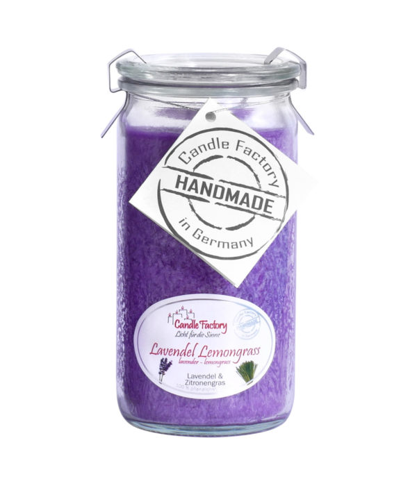 Duftkerze Lavendel Lemongrass MiniJumbo HeimLicht