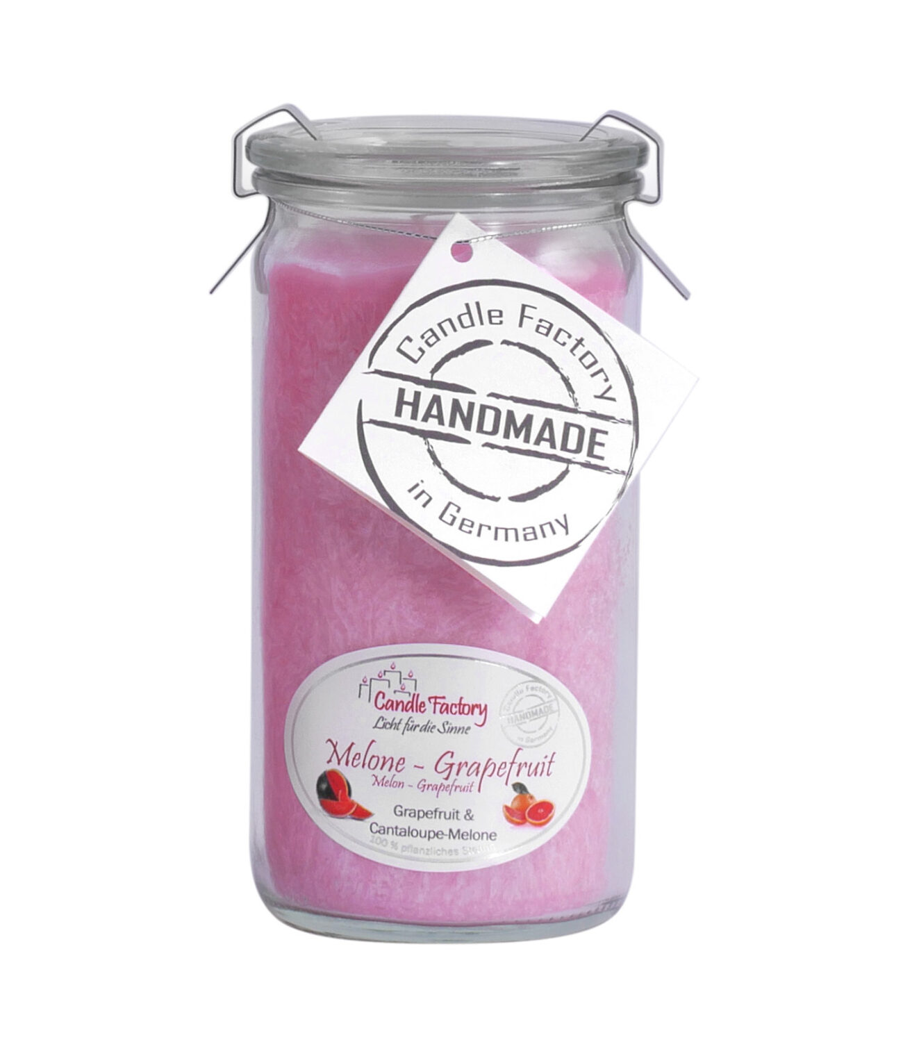 Duftkerze Melone-Grapefruit MiniJumbo HeimLicht