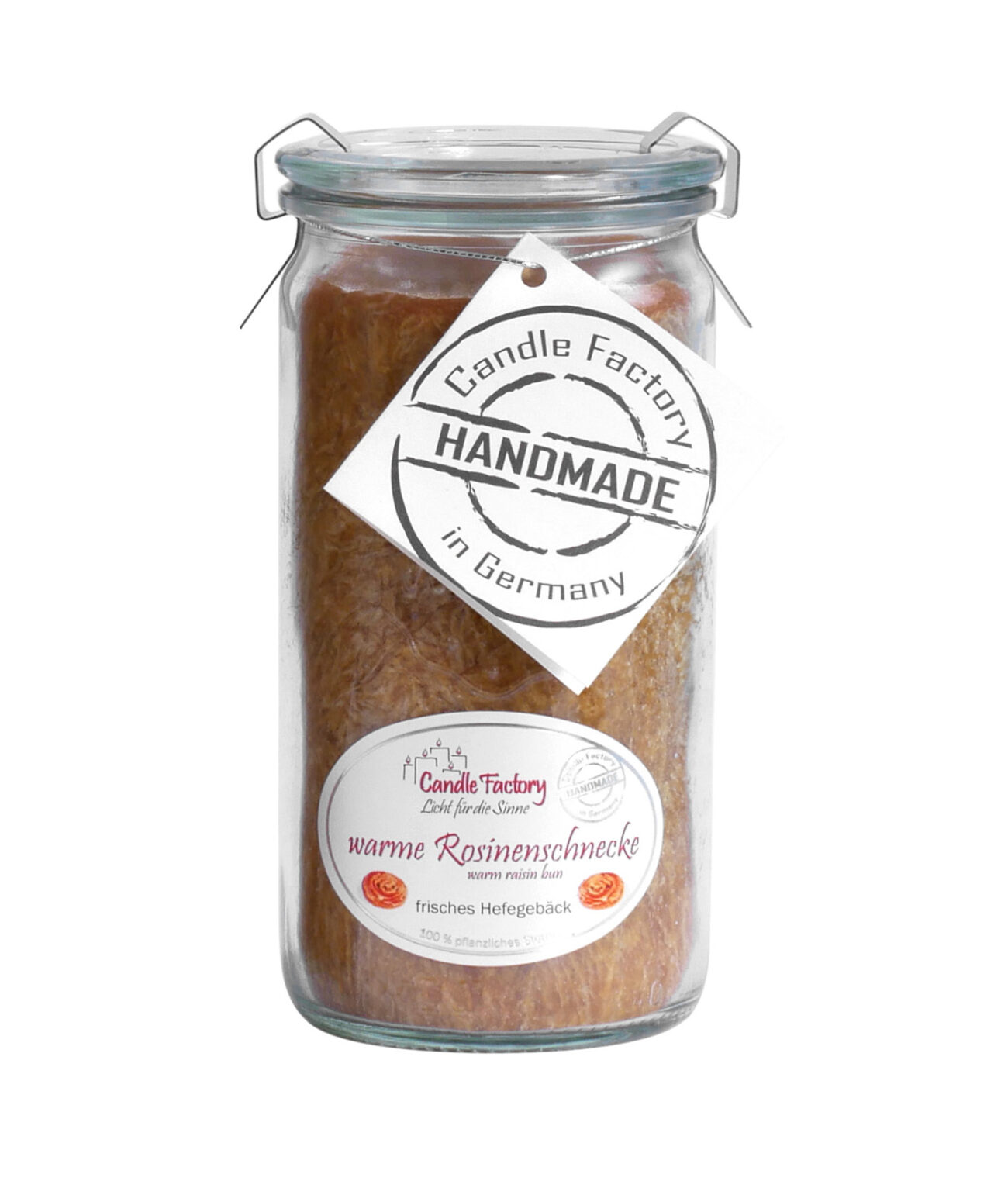 Duftkerze warme Rosinenschnecke MiniJumbo HeimLicht