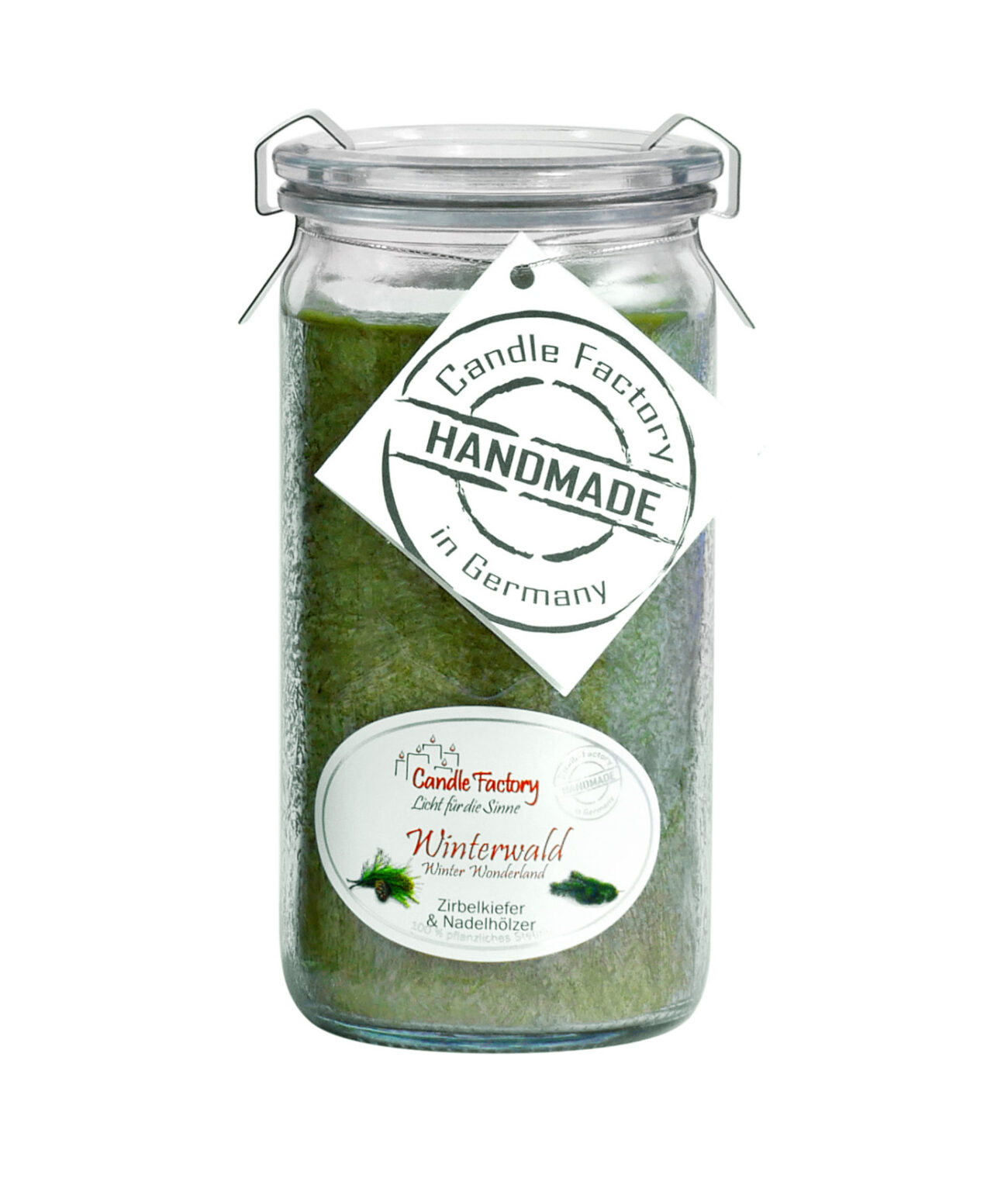 Duftkerze Winterwald MiniJumbo HeimLIcht