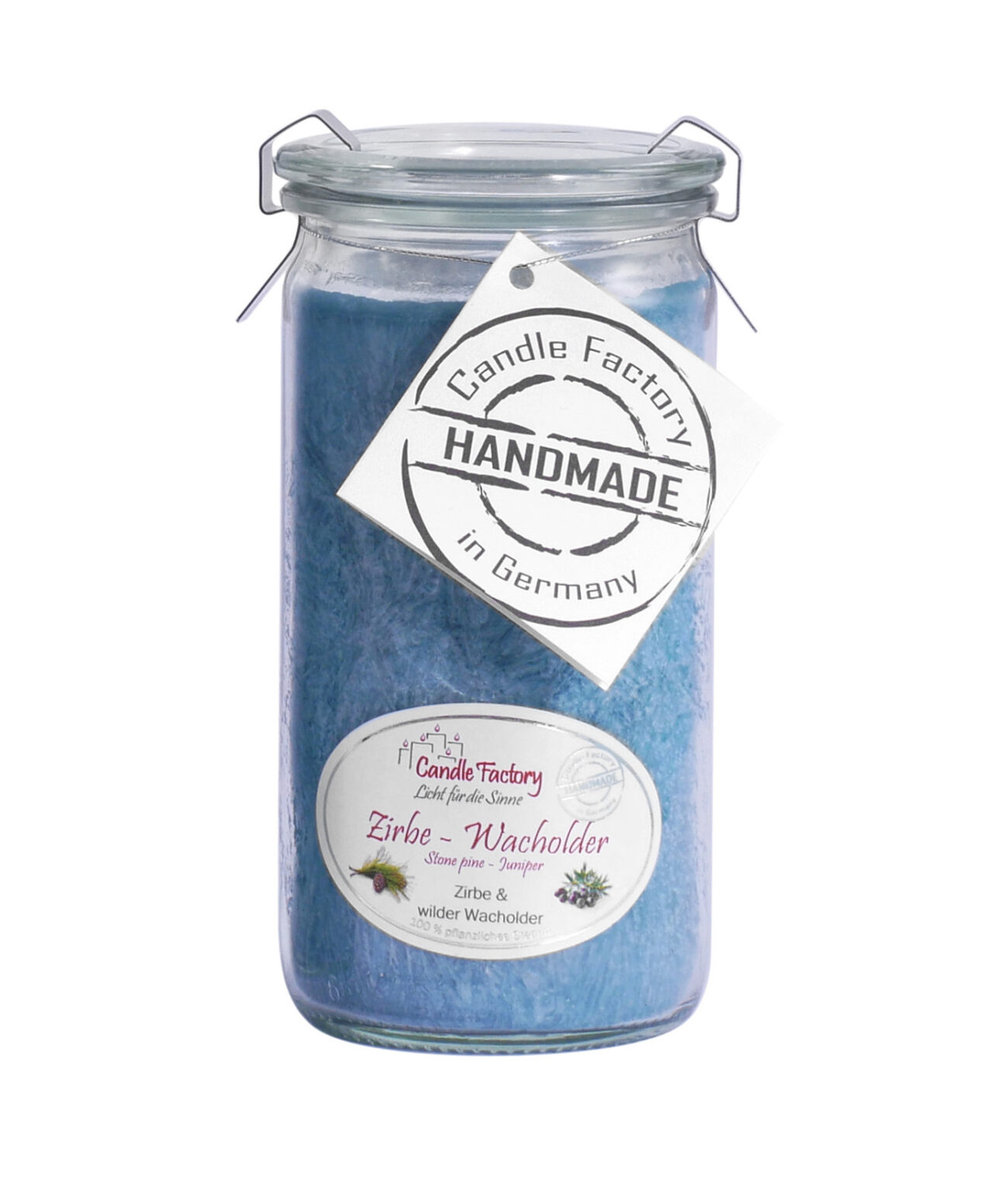 Duftkerze Zirbe-Wacholder MiniJumbo HeimLicht