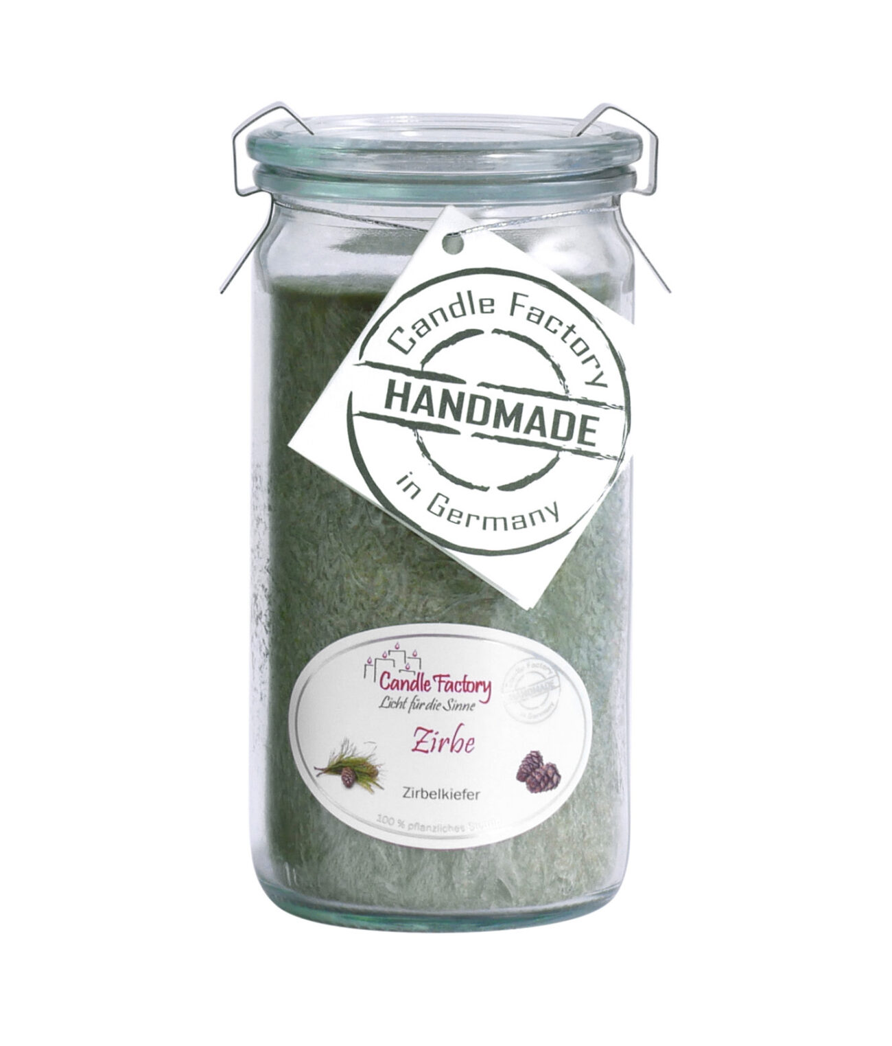 Duftkerze Zirbe MiniJumbo HeimLicht