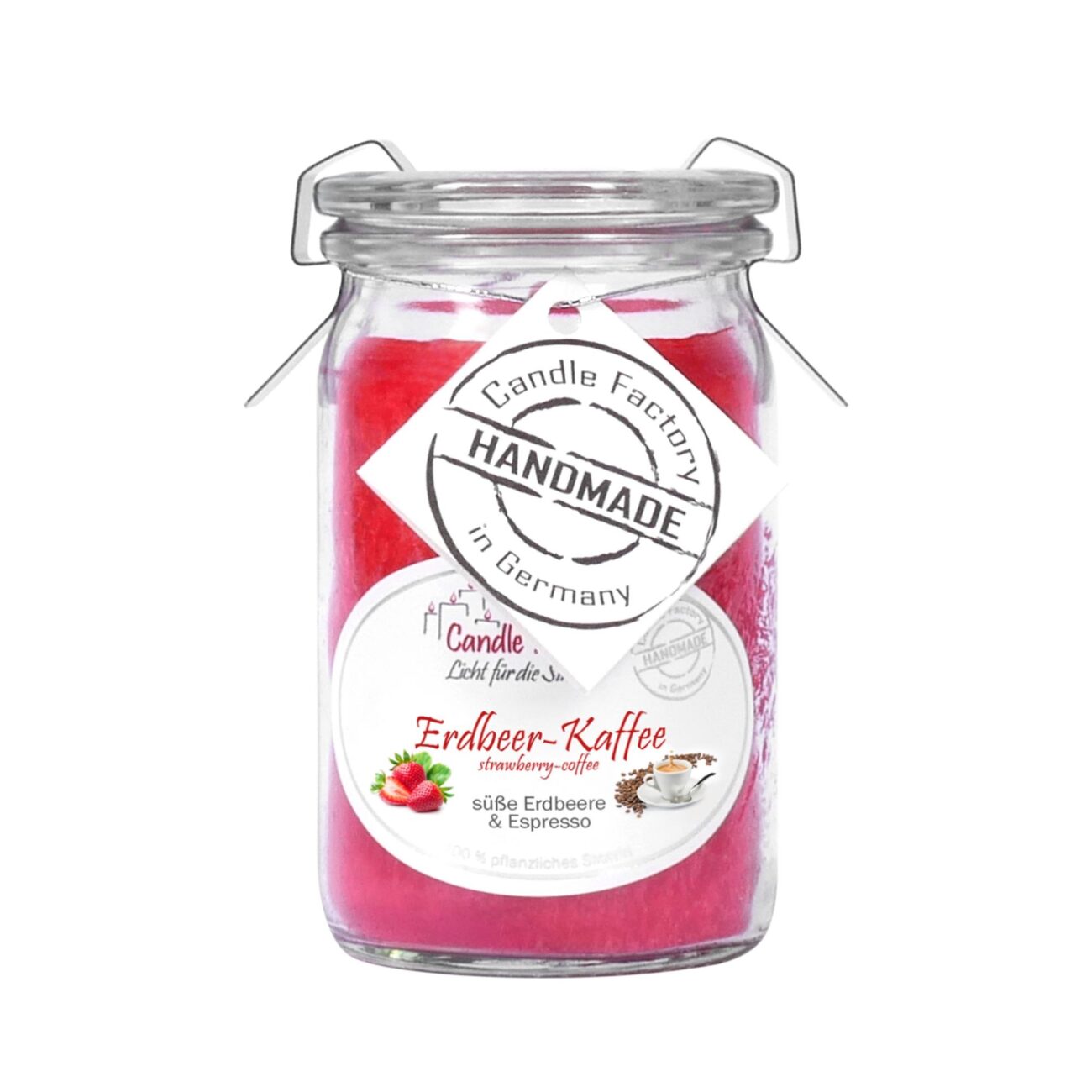 ERDBEER KAFFEE Duftkerze der Serie BabyJumbo