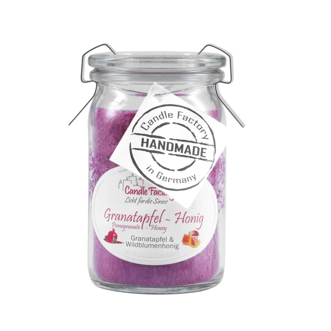 GRANATAPFEL-HONIG Duftkerze der Serie BabyJumbo