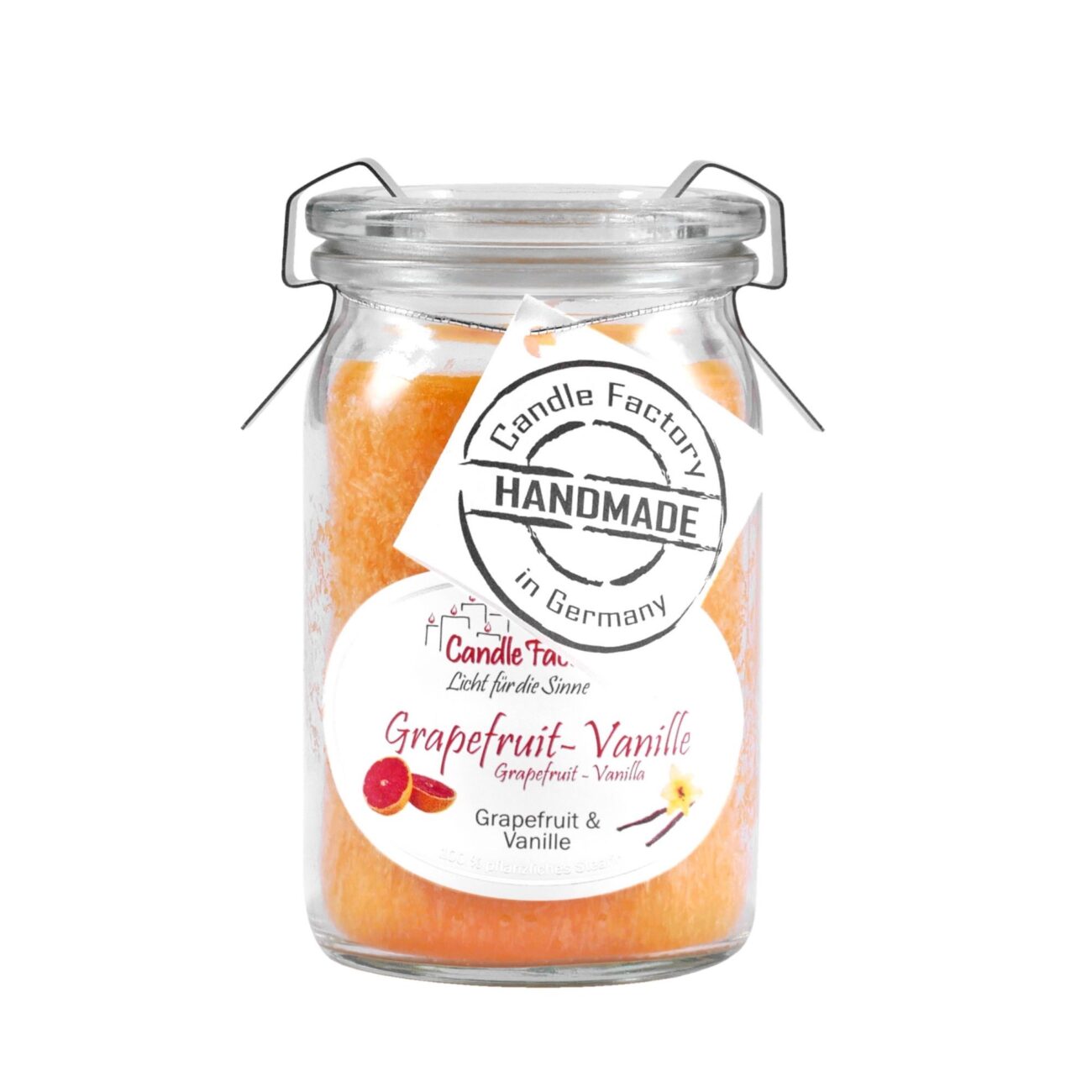 GRAPEFRUIT-VANILLE Duftkerze der Serie BabyJumbo
