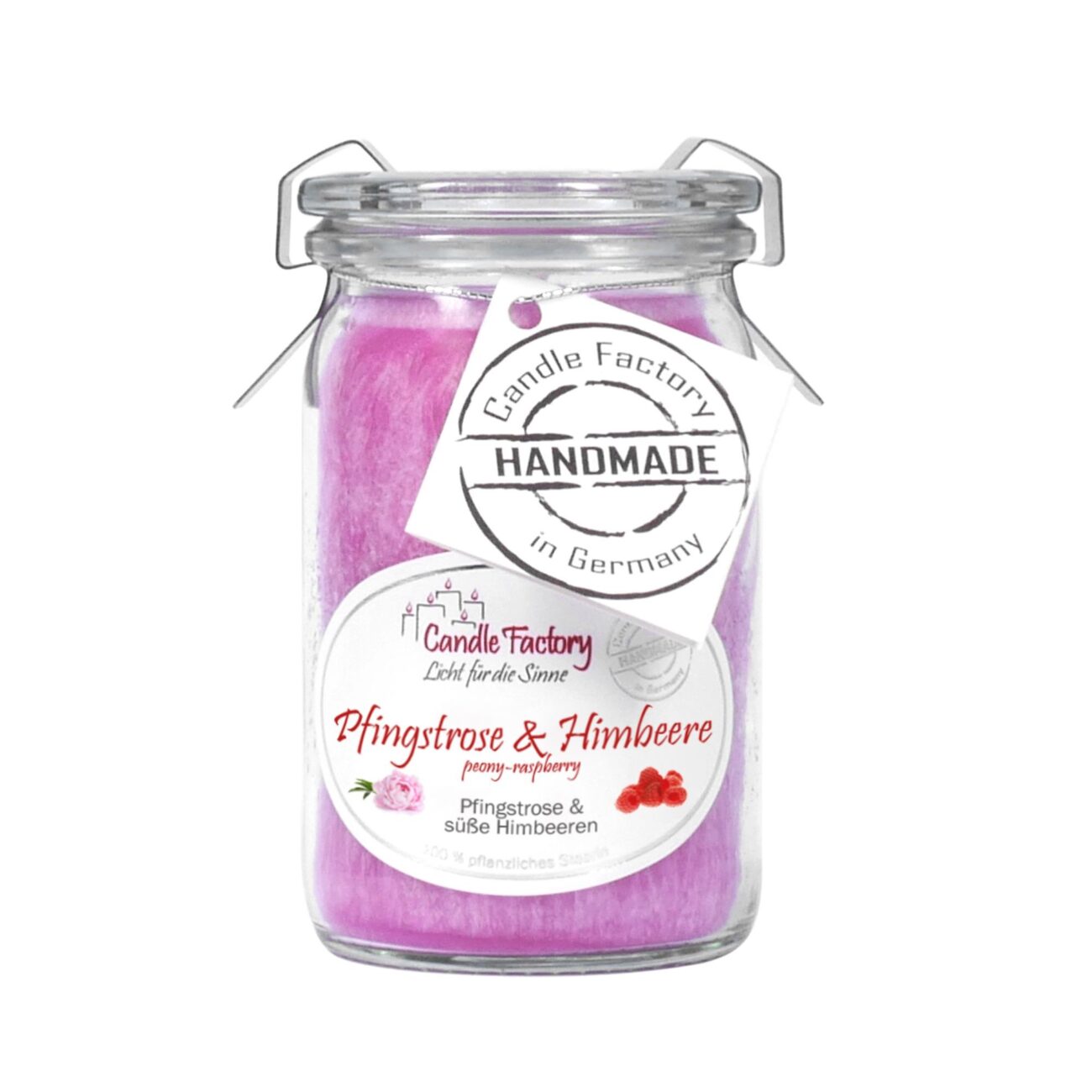 PFINGSTROSE & HIMBEERE Duftkerze der Serie BabyJumbo