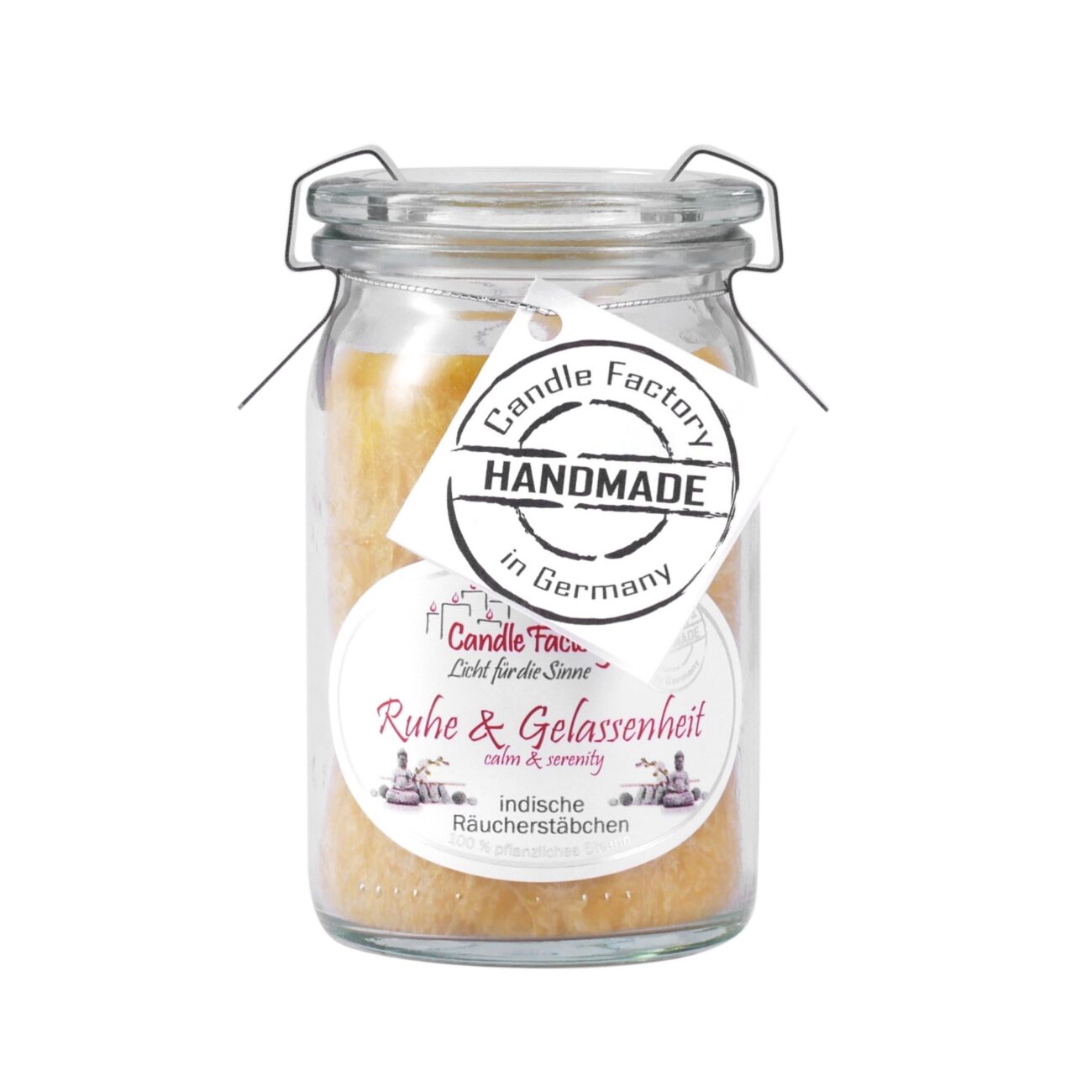 RUHE & GELASSENHEIT Duftkerze der Serie BabyJumbo