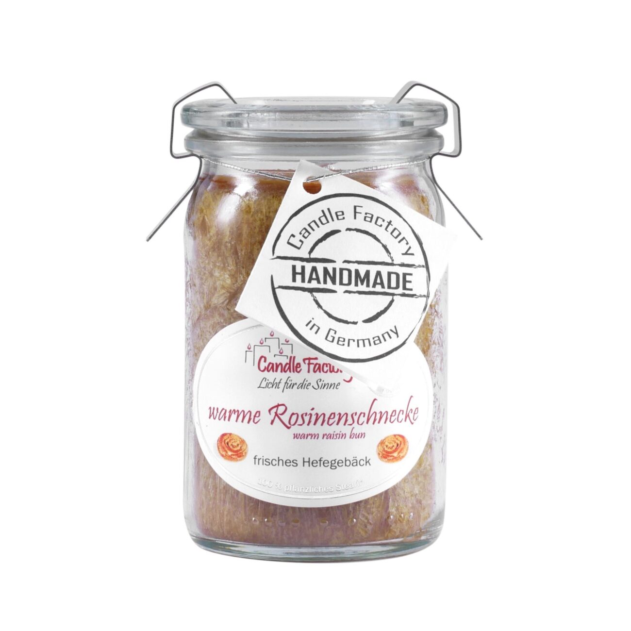 WARME ROSINENSCHNECKE Duftkerze der Serie BabyJumbo