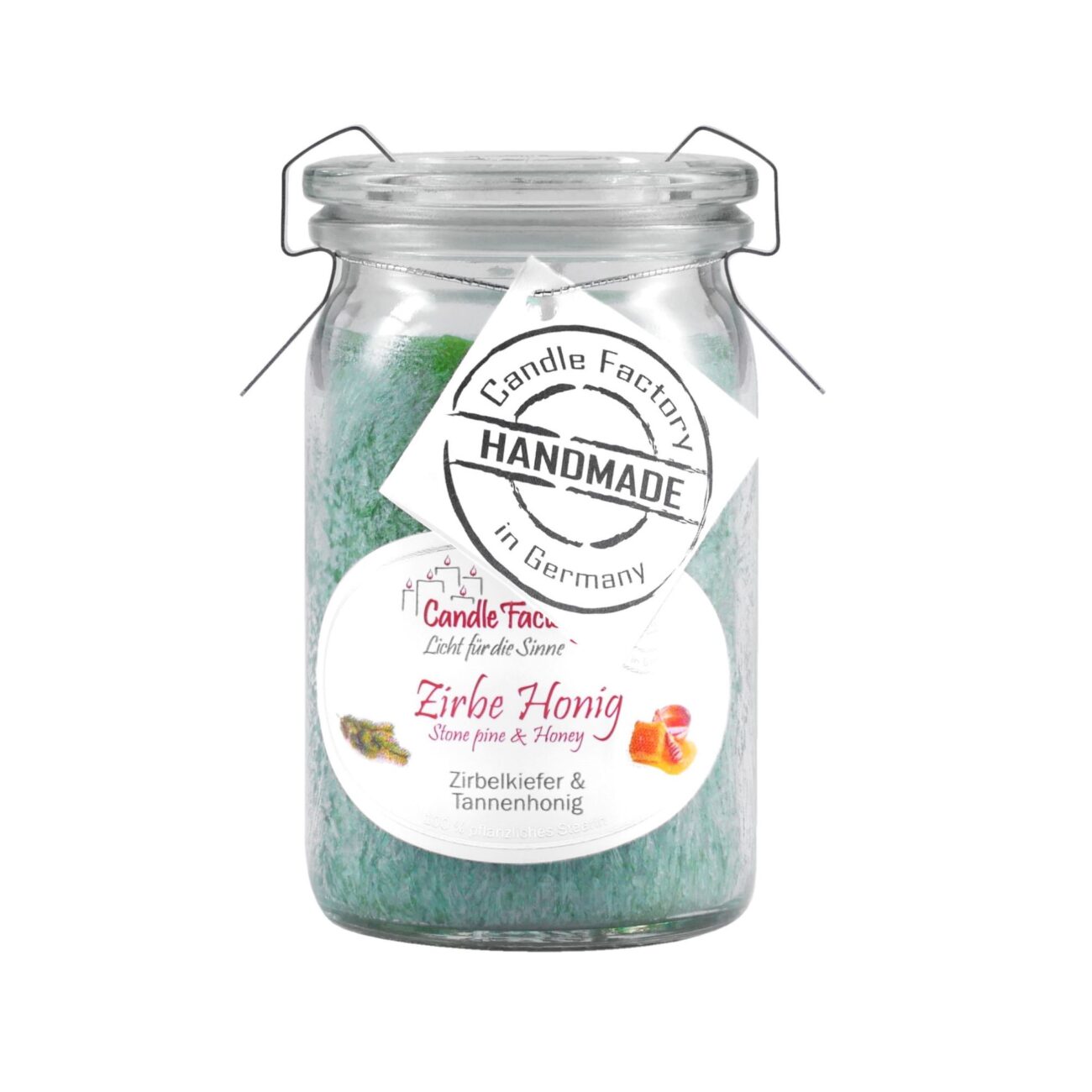 ZIRBE HONIG Duftkerze der Serie BabyJumbo