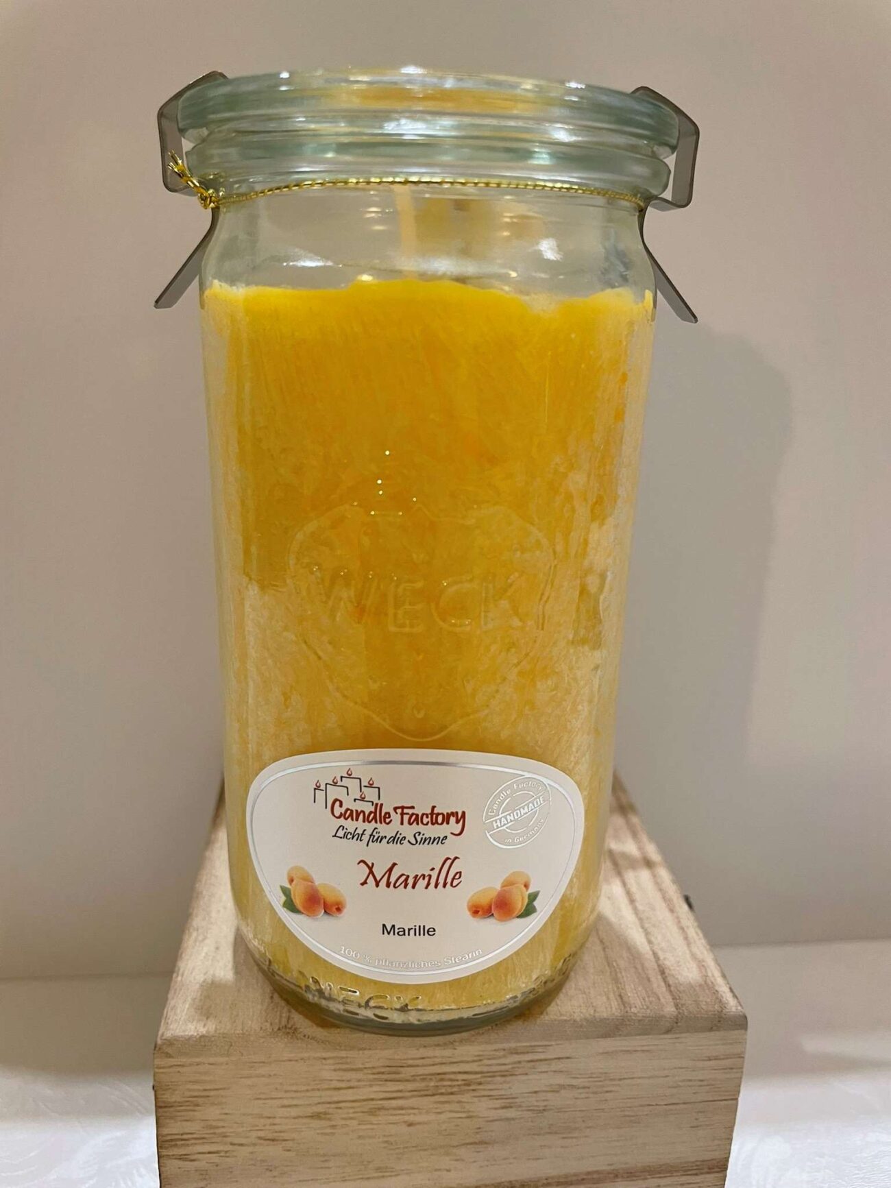 MARILLE   -  Die Duftkerze im Glas der Marke Weck®   Mini Jumbo