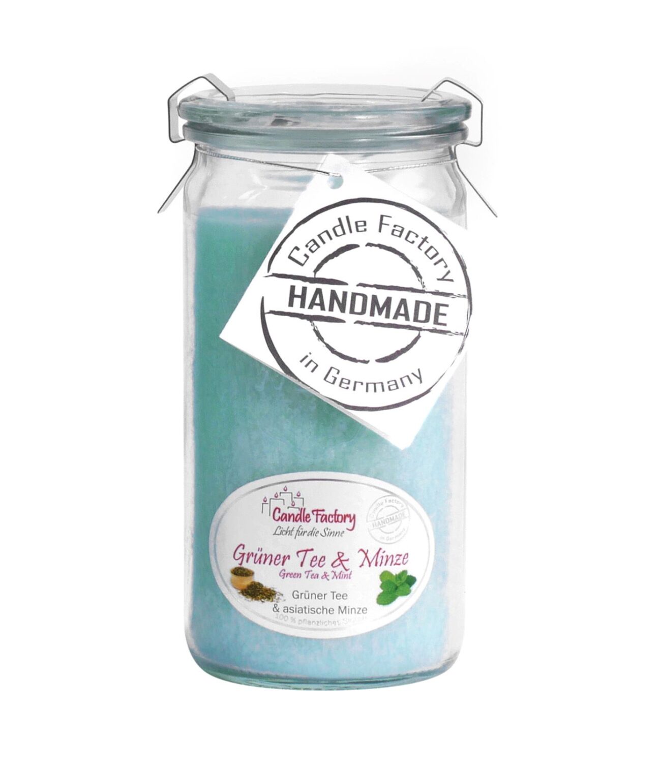 GRÜNER TEE & MINZE Duftkerze der Serie BabyJumbo